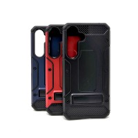    Samsung Galaxy S24 - Brigadier Rigid Dual Layer Case with Kickstand